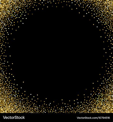 glitter black and gold background